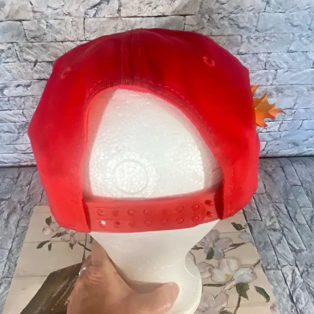 Fall Festival Baseball Cap Floral Harvest Handcrafted